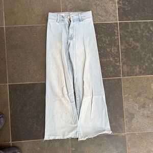 Zara Light Blue Flare Jeans